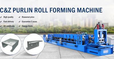 Rolo hidráulico do Purlin do corte C Z que forma a máquina, Purlin automático completo de Z que faz a máquina