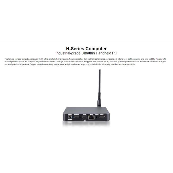 H-Series (H010/ H300) Industrial-grade Ultrathin Handheld PC 127* 127* 20mm