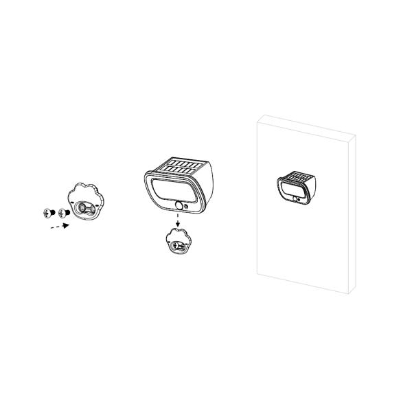 Outdoor Waterproof Motion Sensor Solar Garden Lights 3000k