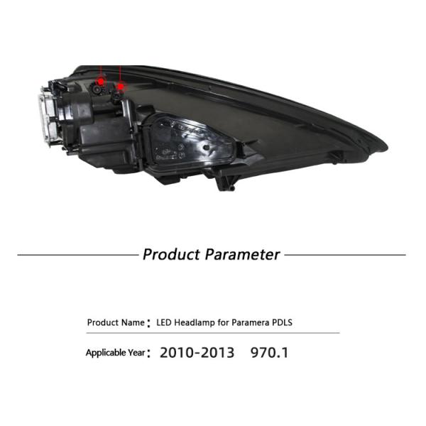 Actualice su Panamera 970 con 2010-2016 a 2022 Matrix faros LED Plug and Play