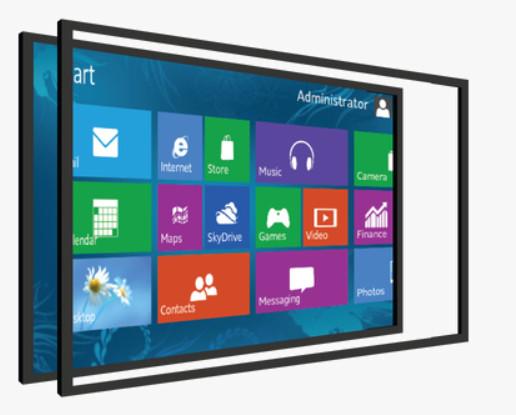 80 Inch Ir Multi Touch Frame For TV / Monitor Screen , Great Performance