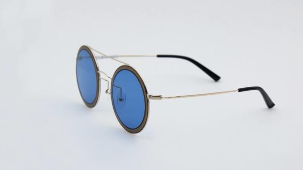 Retro Style Round Sunglasses Metal Circle nylon lens Sunglasses for Women with UV 400 protection New in 2019