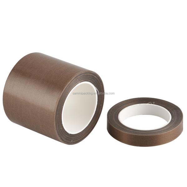 Коричневая лента из стекловолокна с покрытием из ПТФЕ для сварки и уплотнения пояса ширина 13/15/19/25/30/50 мм