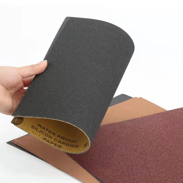Industrial Grade Silicon Carbide Abrasive Sandpaper for Flat-Shaped Surfaces