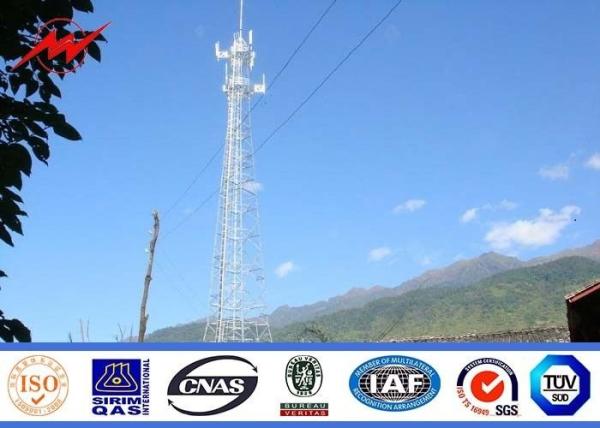 80FT 90FT 100FT Galvanized Mono Pole Tower Steel Monopole Transmission Tower