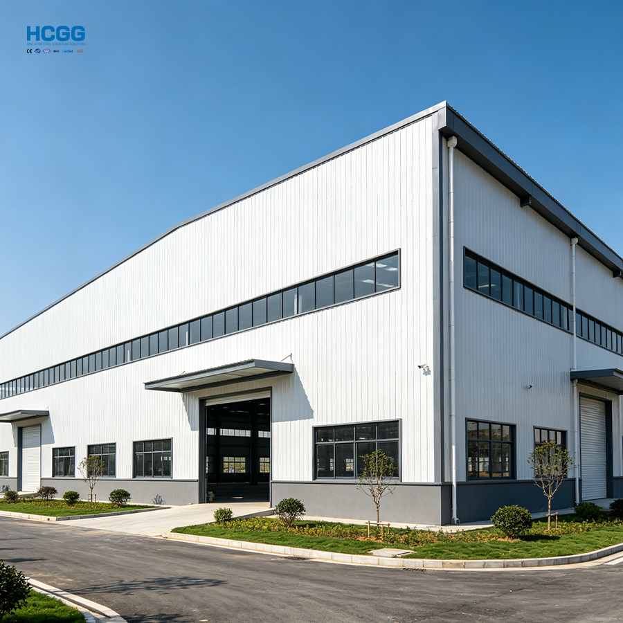 Steel Structure Factory Prefab Oem Large Span Steel Workshop Building With Customized Structure And Enclosure System