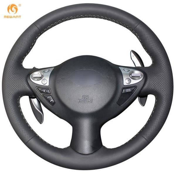 2012-2016 Nissan Juke Maxima Sentra SV Custom Hand Sewing Leather Steering Wheel Covers