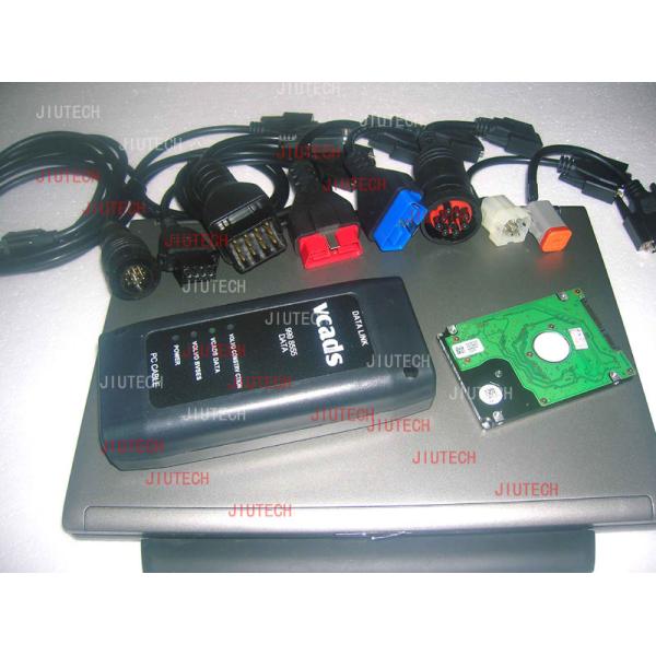 完全なケーブル + d630 ラップトップ + PTT + dev2tool.exe のボルボの vocom