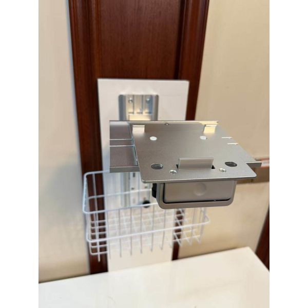Height Adjustable Metal Wall Bracket for Hospital Ward Patient Monitor Mounting