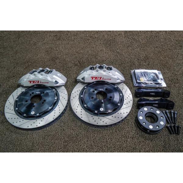 Поршень 6 участвуя в гонке набор тормоза крумциркуля с гонками диска 355*32 MM высокуглеродистыми и тормозные колодки для Hyudnai Santana оправа 18 дюймов