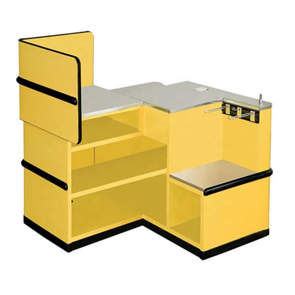 Retail Checkout Cash Register Money Counter 1.5M 2400MM Metal Wooden