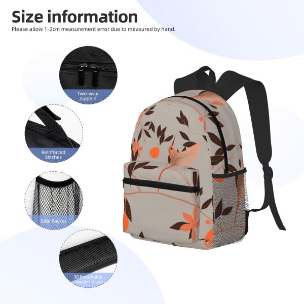 20-37 Litre Capacity Water-Resistant Backpack for Sports and Travel DTG Printing