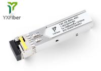 Módulo ótico do WDM DDMI 1.25G SFP de BIDI 60km 1550nm/1310nm LC