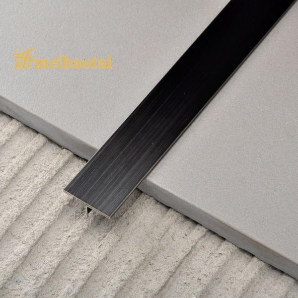 Отделка 8mm нержавеющей стали ISO кафельная, черный PVC почистила нержавеющую кафельную отделку щеткой