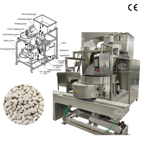 Fully Automatic Peanut Coating Machine Single Station 900-1000kg/h