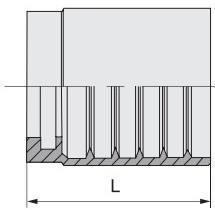 Stainless Steel No-Skive Ferrule for SAE100r2at / DIN200222sn Hose00210-a US 6.6/Piece