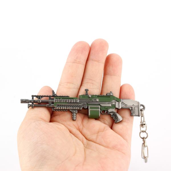 Spitfire Machine Green Funny Gun Keychain Apex Legends OEM & ODM