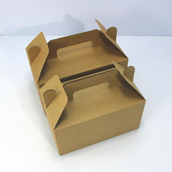 Caja plegable de papel kraft impreso a medida para frutas y verduras