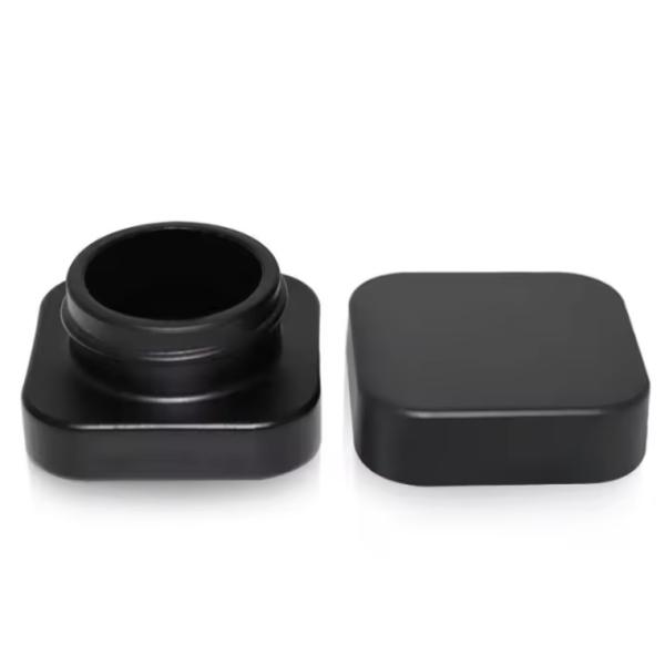 Ready Ship Child Resistant Lids Smell Proof Small Glass Concentrate Flower Oil Jars Wholesale