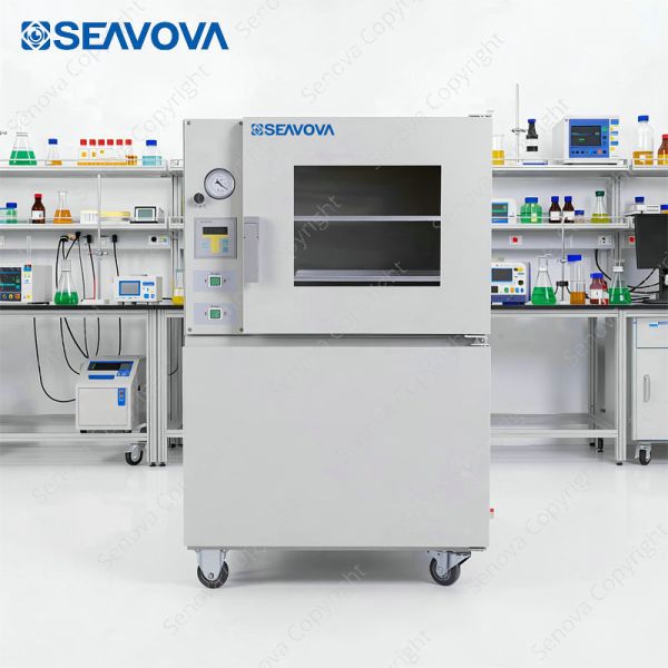 215L 250C Vacuum Drying Oven Programmable Lab Vacuum Oven Floor Standing