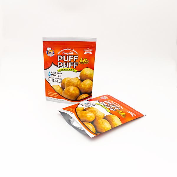 Sachet d'emballage pour snacks, de haute qualité en gros, design personnalisé et laminé.
