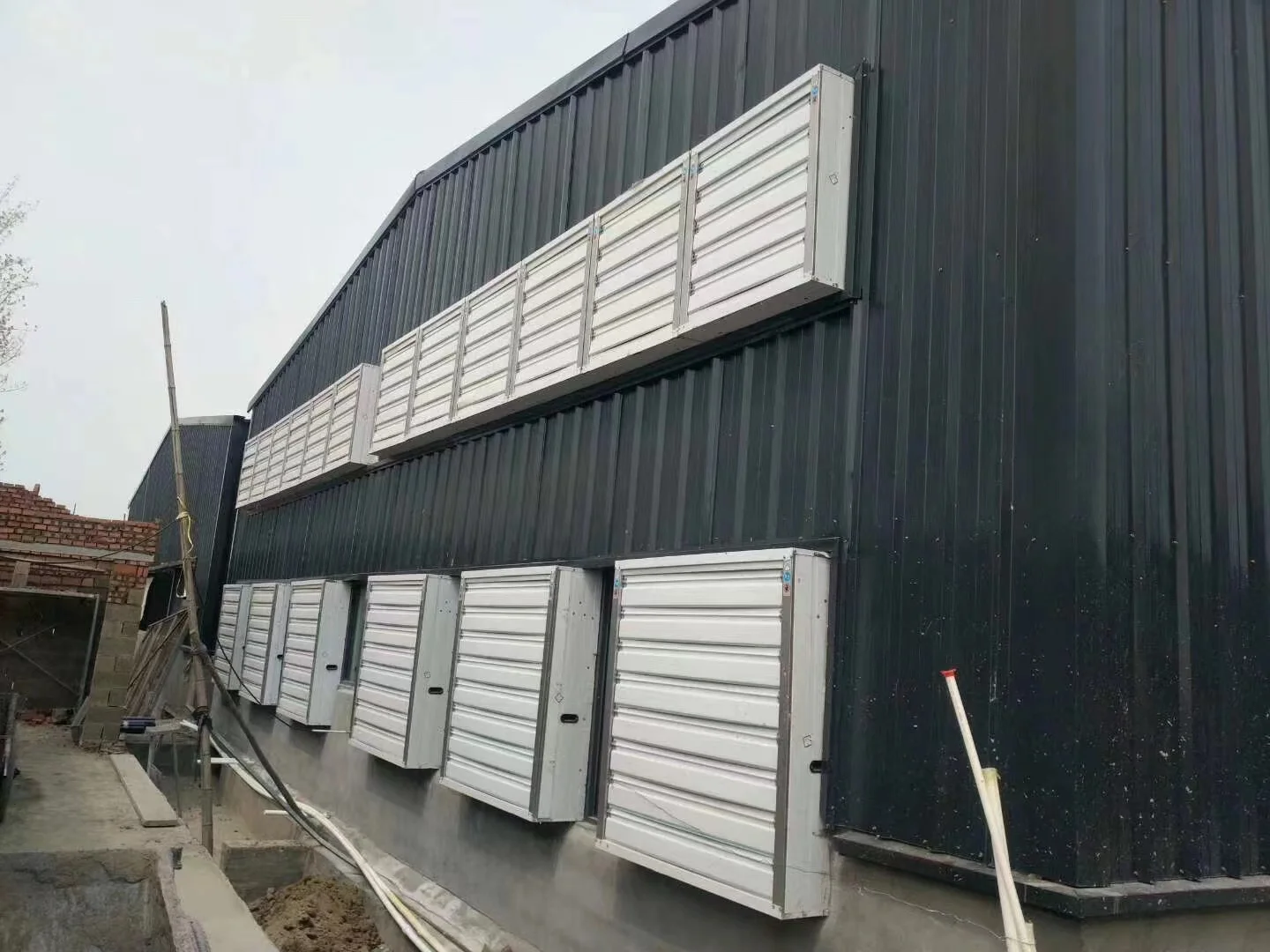 Вентилятор выхлопного газа для птицеводческой фермы