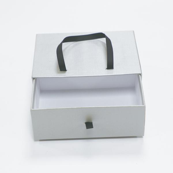Cinza 157g Art Paper Cardboard Drawer Boxes do terno de negócio do GV do CE