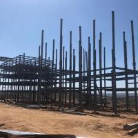 H Forma de las centrales eléctricas Estructura de acero Edificio Prefabricado Almacén Estructura de acero