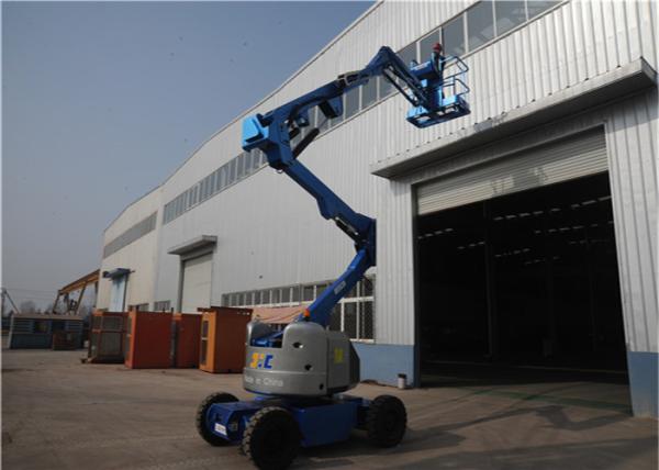 Quick Charge Hybrid  Aerial Equipment , Aerial Platform Lift Uneven Surfaces Suitable