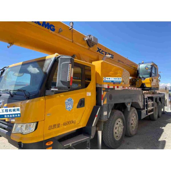 Granas de camiones usadas 2017-2021 Granas de segunda mano de elevación hidráulica XCMG 75 toneladas