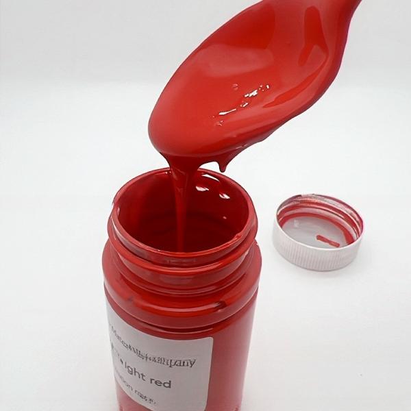 Resistencia a la migración Pigmento de poliéster rojo brillante Protector del medio ambiente