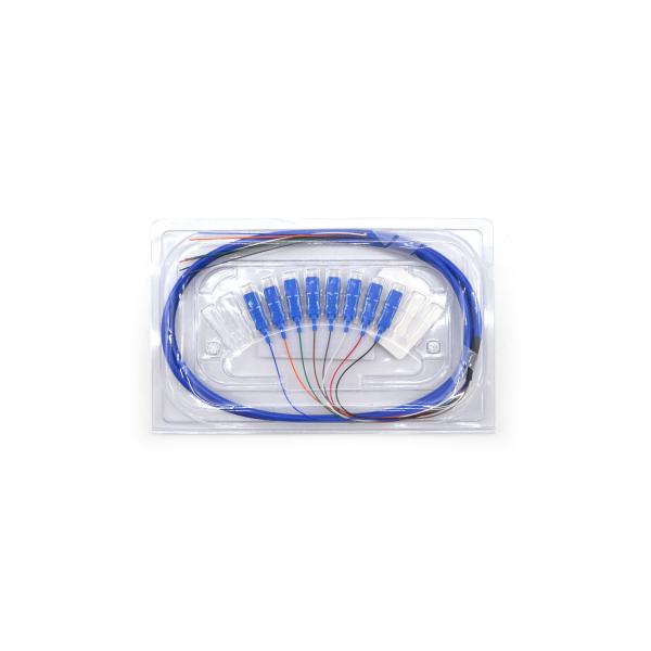 SC/APC SM 9/125 8 Core 1M Fiber Optic Bundle Pigtail CATV Pigtail Patch Cord