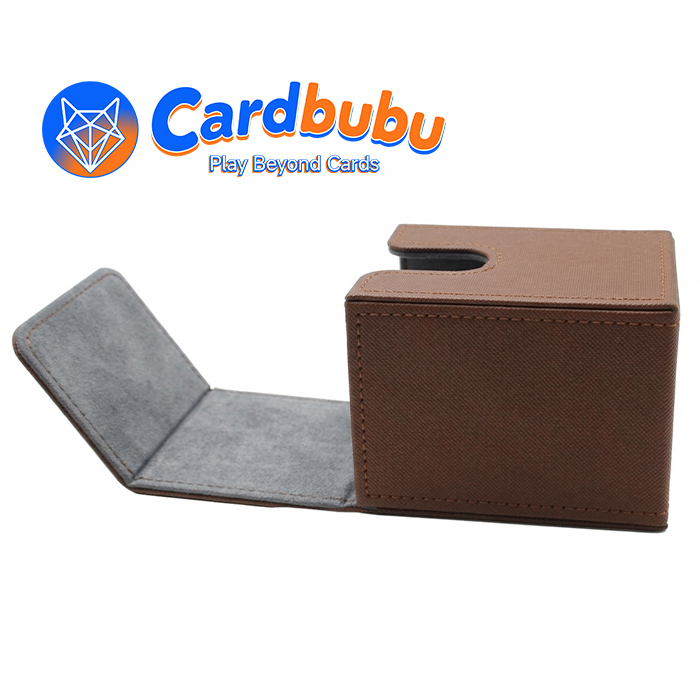 Trading Cards Leather Magic Deck Box Coffee Brown Magic The Gathering Deck Box