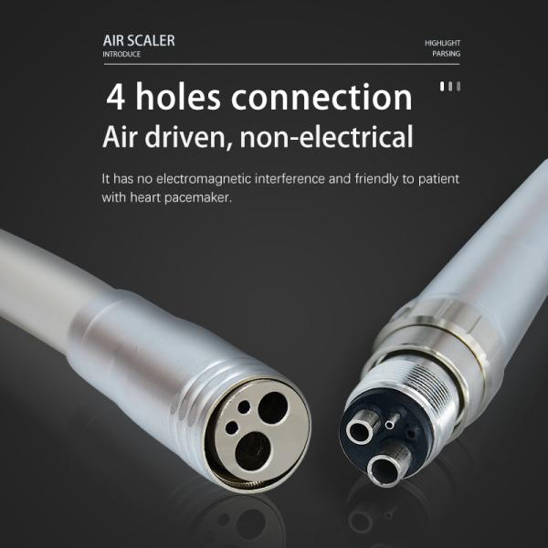 4 отверстия Ультразвуковой зубной воздушный скалятор Зубная звуковая ручная штука Звуковая зубная