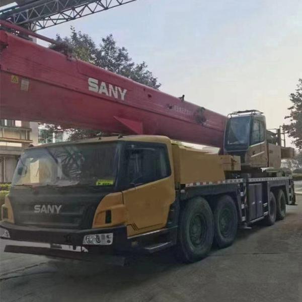 80000 kg Left Hand Drive Hydraulic Truck Crane 80ton STC 800 Used Sany Crane Truck