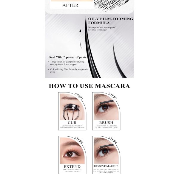 New Long-lasting Cream Herbal Waterproof Brown & Black for Anti-sweat Non-dizzy High Quality