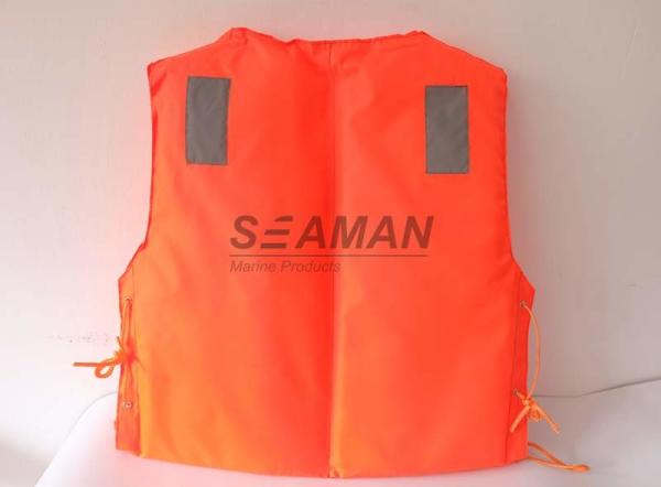 Marine Rigid Foam Orange Work Life Jacket 86-5 Adult Life Vest For Immigrants