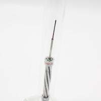 Fil de terre de puissance optique de noyau du câble 24 de fibre optique de G655 OPGW 48 de noyau