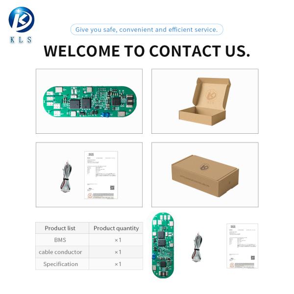 3S-24S Custom BMS for LiFePO4 Li-ion Batteries with Bluetooth 5A-200A