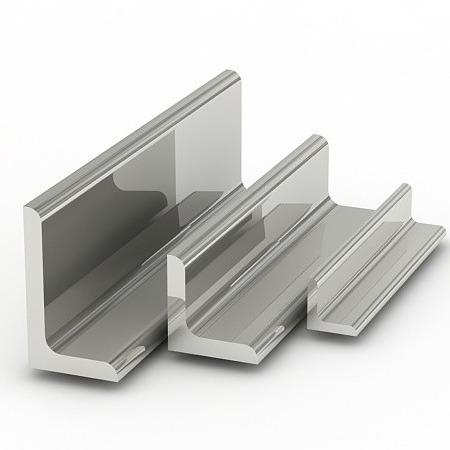 ASTM A276 304L Stainless Steel L Angle 6m - 12m Length 0.02mm Tolerance