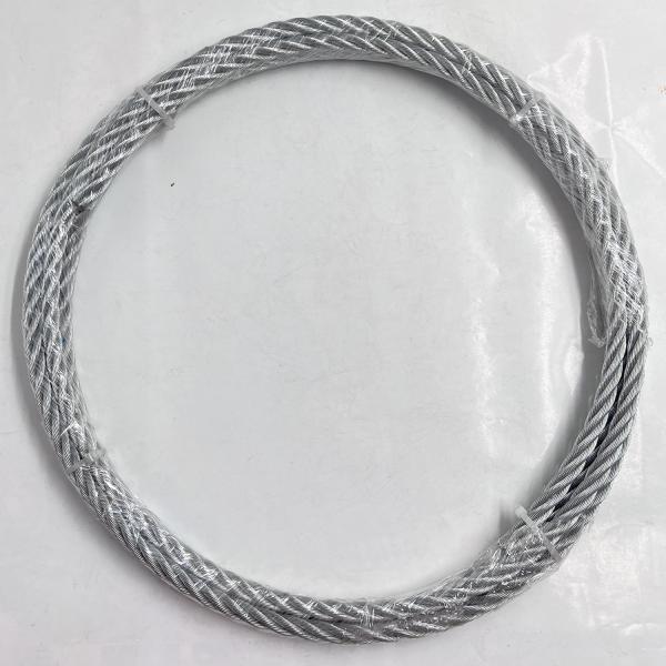 4x31 WSC 8.3mm Galvanized Steel Wire Rope In Standard AiSi Carbon Steel Grade For Construction