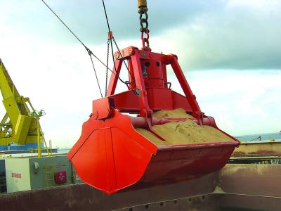 Remote Controlled Grab Bucket Crane 1000kg 500ton Crane With Grab