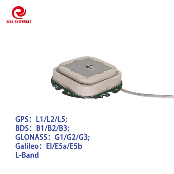 Active Built-in Ceramic GPS/GNSS Dual/Tri-band 30/40dBi High Precision Positioning Antenna for Vehicle Tracker IoT Devices
