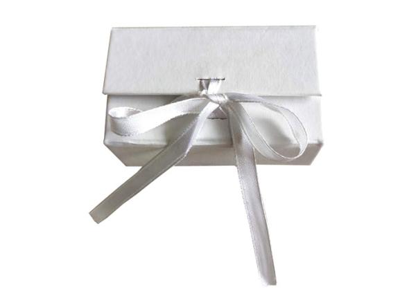 Lightweight Jewelry Paper Gift Box Packing Necklace With Hot Stamping Logo