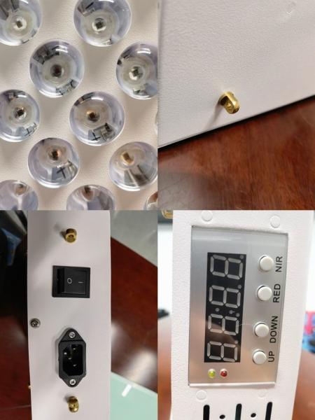 Whitening 600W Red Light Therapy Lamp 120pcs Infrared LED Light Panel