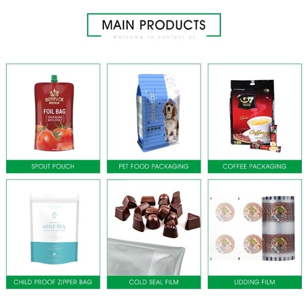 Сумки кофе бумаги плоского дна Зиплок лоснистые 150г Брауна Крафт