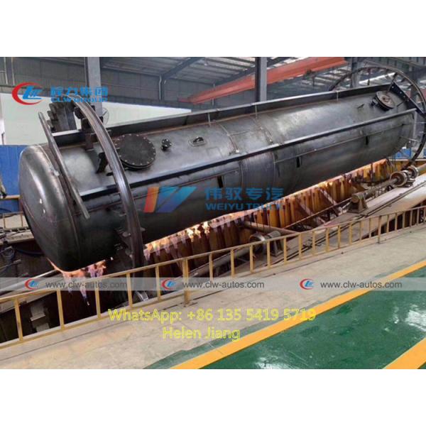 3 цапфа 18000 24000L разбавляет трейлер танка масляной серной кислоты Semi