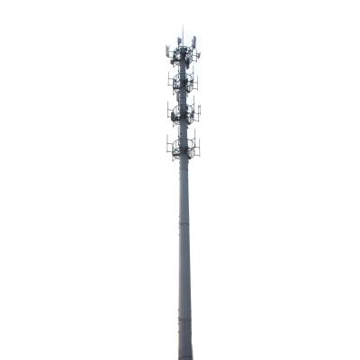 Polygonal Conical Medium Voltage Pole Telecommunication Monopole Antenna Tower