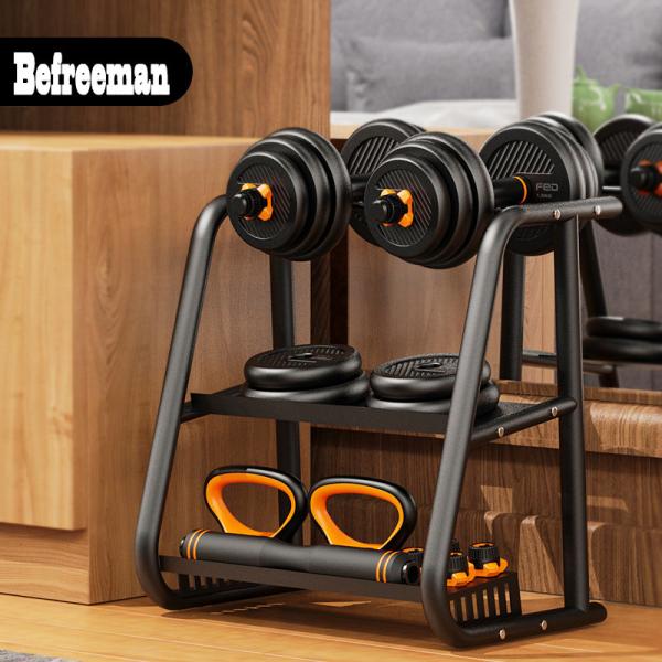 Gym Equipment Commercial 2 Tier Weights Dumbbell Rack Kettlebell Rack