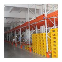 5 capas de acero industrial LIFO Push Back Racking 4000 kg/nivel Estacionamiento de paletas de trabajo pesado personalizado